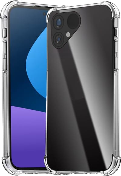 Hoesje geschikt voor Fairphone 5 - Shockproof Transparant Back Cover Case
