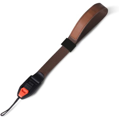 Camera Polsband Verstelbaar Magnetische Snelsluiting met Veiligheidsconnector voor de Meeste Camera's bruin