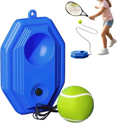 Tennisbal Trainingsrebounder - Oefenbal Met Touw - Tennis Oefenen - Verzwaarde Stabiele Basis - 22.5 x 14.8 cm - Niet gespecificeerd