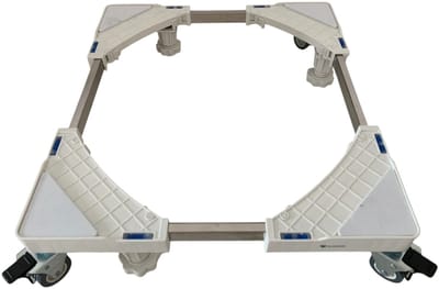Universele Wasmachine Verhoger – Verstelbaar Onderstel met Zwenkwielen en Rem – Voor Wasmachine, Vaatwasser, Droger – Tot 300 kg