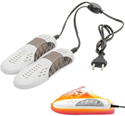 Aura® Schoenendroger - Schoenendroger electrische - Schoenendrogers - Wit - 20cm x 9cm x 7cm