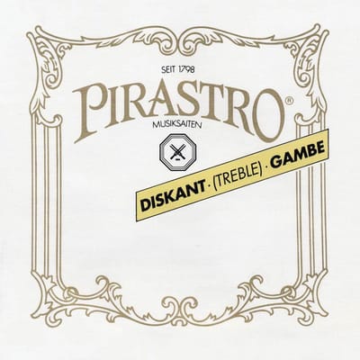 Pirastro P153120 treble-gamba string D-1 (10 1/2), gut
