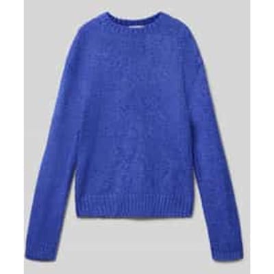 GARCIA Meisjes Effen Trui Blauw Lange mouw