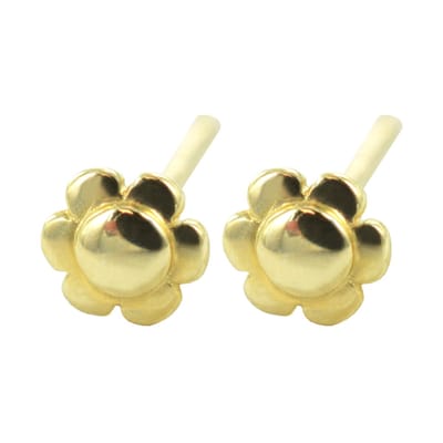 New Bling 9NBSAM-G190543 Gouden Oorknopjes - Dames - Bloem - 3,8 mm Doorsnee - 14 Karaat - Goud