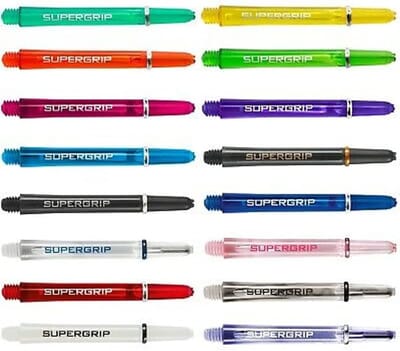Dartshafts Medium - Dartpijlstelen - Precisie Werpen - Supergrip Ontwerp - 47 mm - Oranje