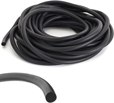 Ronde Dichting Koord 10 m x 8 mm, Rubber Koord voor Hoge Temperatuur, Flexibele Afdichtingen en Verbindingen, Ideaal voor Diverse Toepassingen