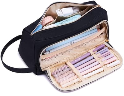 Ynkkvre - Grote Pennenetui 22x11x9 cm – Ruim Etui voor Pennen, Make-up en Schoolbenodigdheden