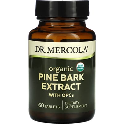 Dr. Mercola, Biologisch Dennenschors Extract met OPC, 60 Tabletten