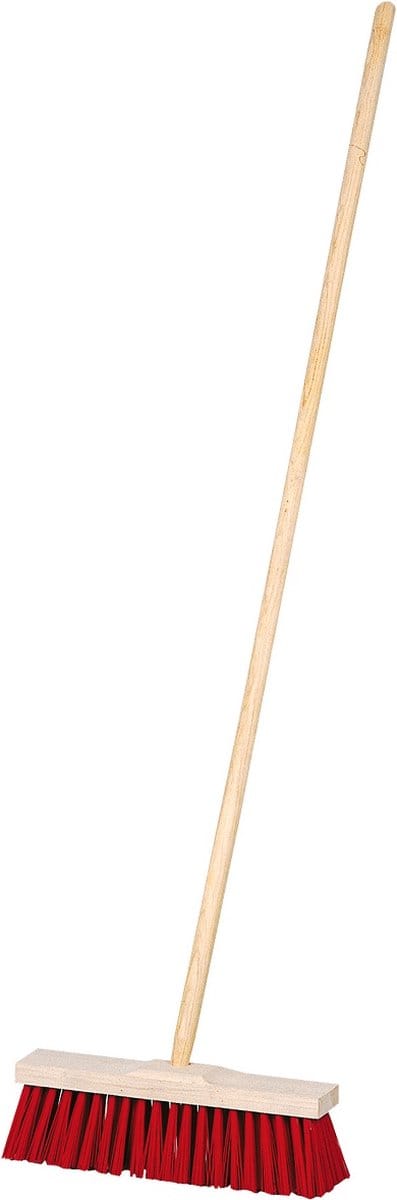 Merto Straatbezem - Elaston - 30 cm - Houten Steel - 140 cm
