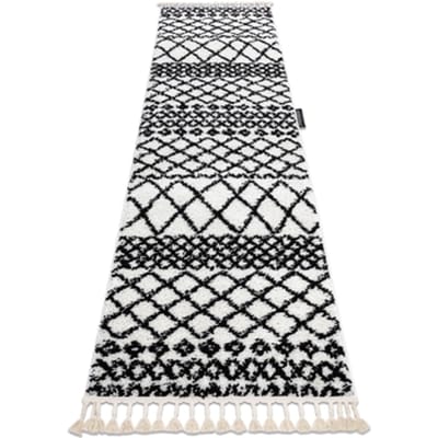 Kleden Rugsx Tapijt, Vloerbekleding BERBER SAFI wit - voor 70x300 cm