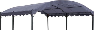 Vervangend dak voor boogpergola 3x4 meter waterafstotend grijs