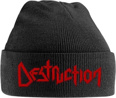 Destruction Beanie muts Logo Zwart