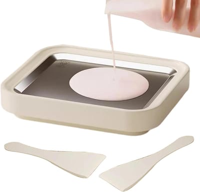 Rolled Ice Cream Maker - Ice Cream Tray - Dessert Maken - Geen Elektriciteit Nodig