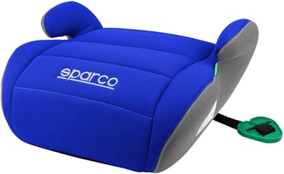 Sparco F100KI Zitverhoger Auto Zwart Blauw 125 - 150cm