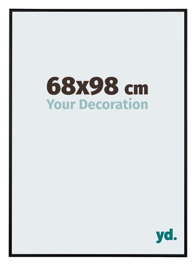 Your Decoration - Puzzellijst 68x98 cm - Zwart Mat - Puzzellijst 1500-2000 stukjes - Aluminium Fotolijst - Kent