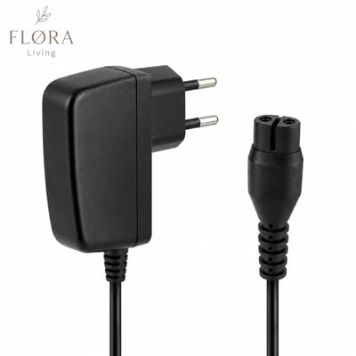 FLØRA Living Oplader geschikt voor Kärcher Window Vac - Vervangende Netadapter voor WV1, WV2, WV5, WV6, WV50, WV60, WV75, WVP10, KV4 & KB5 - Zwart