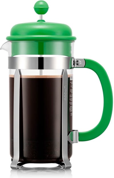 Bodum | Tritan French Press Cafetière | Kunststof | 8 kops | Appelgroen | 1L