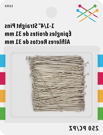 Rechte Pinnen - Naaibenodigdheden - Kleding Maken - Scherp en Duurzaam - 250 Stuks - Nikkel