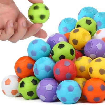 10 STUKS Fidget Spinner Sportballen - Stressverlichtende Speeltjes, Feestbedankjes voor Kinderverjaardagscadeau Schatkist Speeltjes, Klaslokaal Prijzen 20Pcs