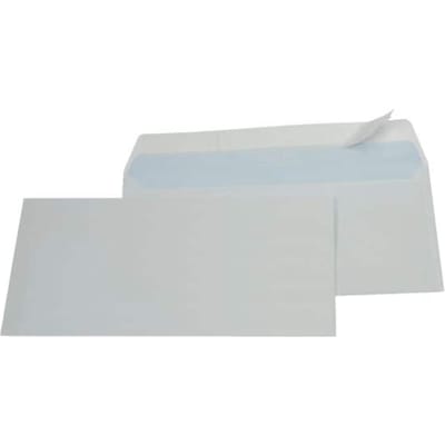 Enveloppen DL+ zonder venster, zelfklevende flap met beschermstrip - 500 stuks