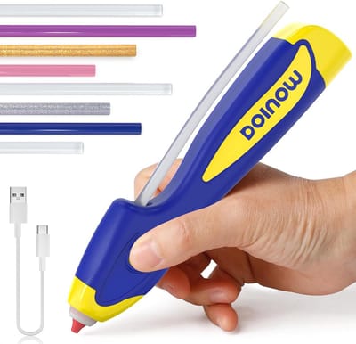 Draadloos Lijmpistool met Snelle Voorverwarming en Kleefsticks