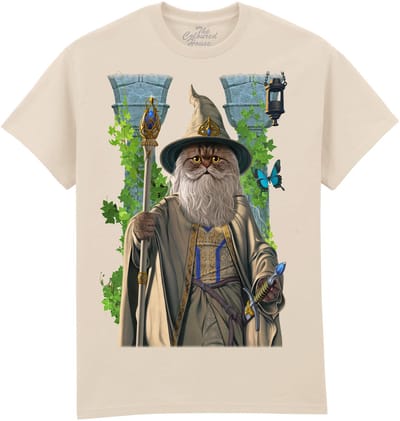 Lord of the Rings Catdalf The White The Coloured House T-shirt M
