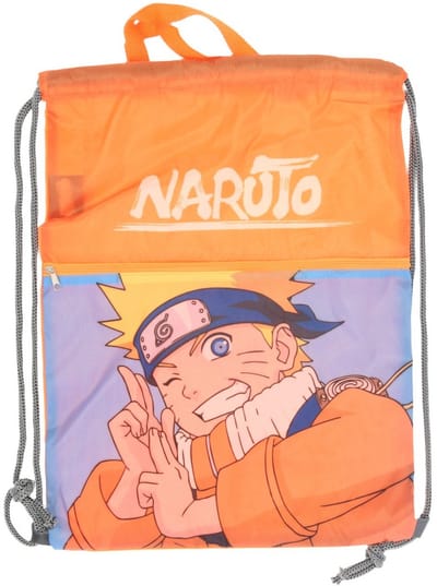 Naruto Gymtas met rits - Zwemtas - 40 cm - Oranje - Voor Kinderen
