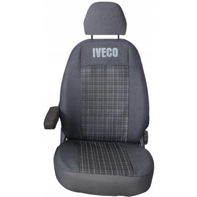 Premium Line - Stoelhoes IVECO DAILY (1999-2013) - 1+1 Set - Slijtvaste stof - Bescherming interieur - Modern design