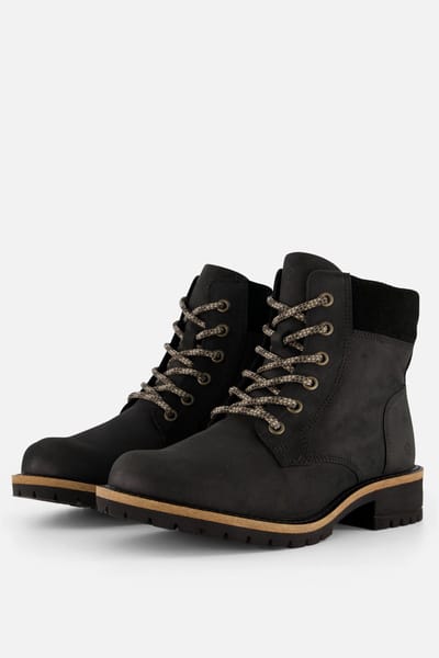 Ecco Elaina Veterboots zwart Leer - Maat 37