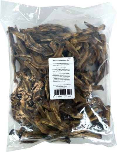 Petsnack Eendenpoten 1kg - Gedroogde Hondensnack - Harde Kauwsnack, Aanvullend Diervoeder