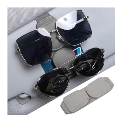 Universele Zonnebril Clip voor Zonnevisors - Dubbele Laag Zonnebril Houder voor Automatische Accessoires