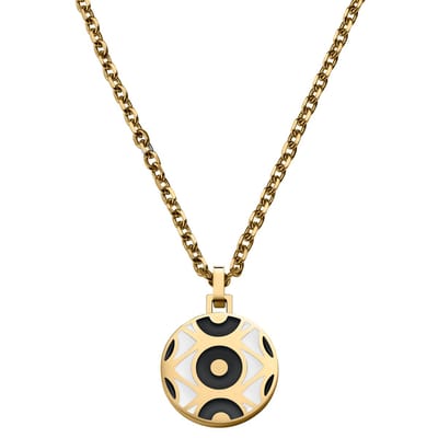 Evil Eye | Goudkleurige Cirkel Ketting