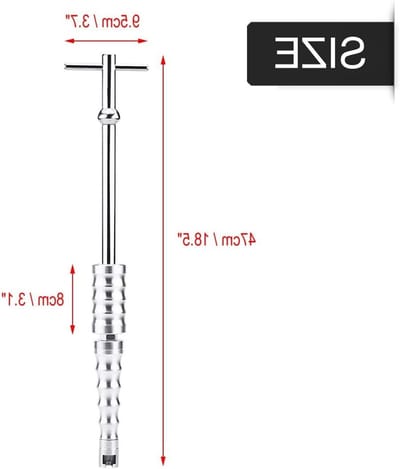 T-Shape Slide Hammer Hand Puller - RVS T Bar Deukuitdrukkers voor Auto's, Motoren en Huishoudelijke Apparaten