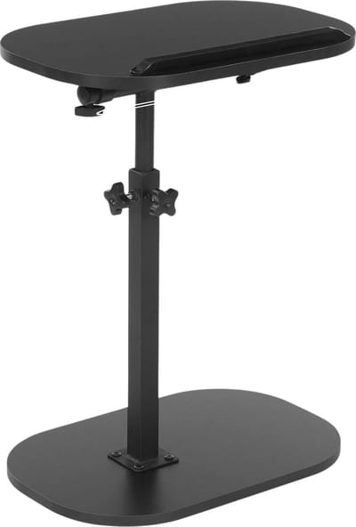 Botec C-Vormige Salontafel - salon tafel - bijzettafel - Verstelbare en Kantelbare Salontafel - in hoogte verstelbaar 45-80 cm
