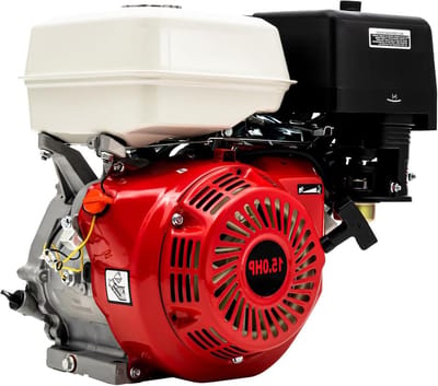 Benzinemotor 4-takt - Vervangende motor - Aandrijving machines - Laag brandstofverbruik - 9700 Watt - Rood & Zwart