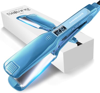Sansbeauté® Professionele Stijltang - 2 in 1 - Krultang - Stijltangen - Hair Straightener - Snel Opgewarmd - 80℃ t/m 230℃ - Steilen & Krullen - Hot Comb - Haartang - Haar stijltang - Lisseur Cheveux - ION technologie