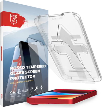 Rosso Screen Protector Geschikt voor Apple iPhone 14 Plus | Gehard Glas | Beschermglas | Glasplaatje | Case Friendly | Met Installatietray | Eenvoudige montage