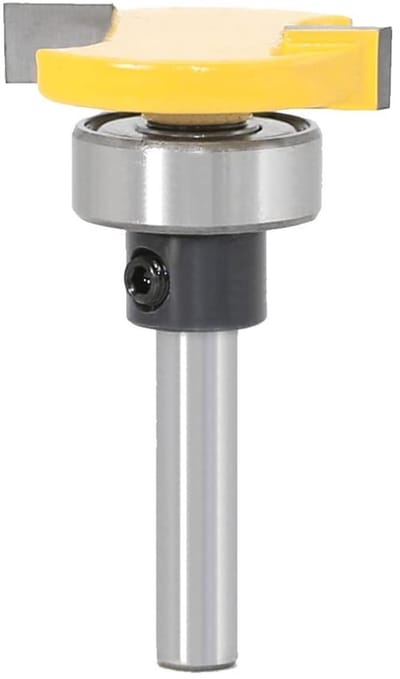 Allecto - 1/4 Inch Schacht T-Slot Router Bits - Houtbewerking - Industrieel - Snijdiepte 1/4 inch - Router Bit - Geschikt voor sleuven en groeven -..