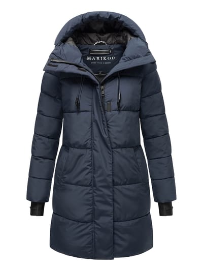 Marikoo dames winterjas met capuchon & fleecevoering – Kaituu