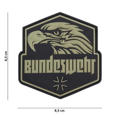 101 Inc Embleem 3D Pvc Bundeswehr Groen  20075