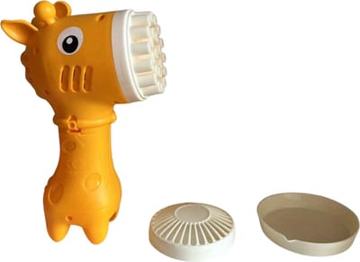 Bovista Bellenblaas Pistool - Bellenblazer - Bellenblaas Speelgoed - Bubble Blaster - Bellenblaasmachine - Speelgoed - Giraffe - Geel