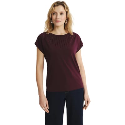 T-shirt versierd met een prachtige vrouw Greenpoint Regular January