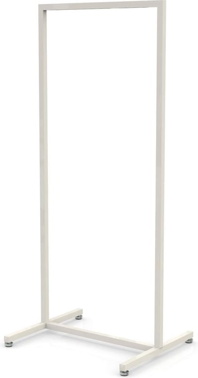 Hoog model wit Italiaans design kledingrek 60 cm breed