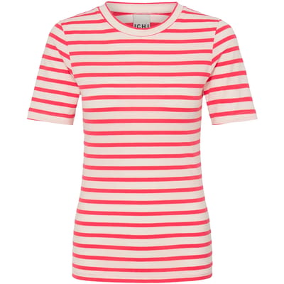 Ichi IHMIRA SS3 Dames T-shirt - TEABERRY / CLOUD DANCER