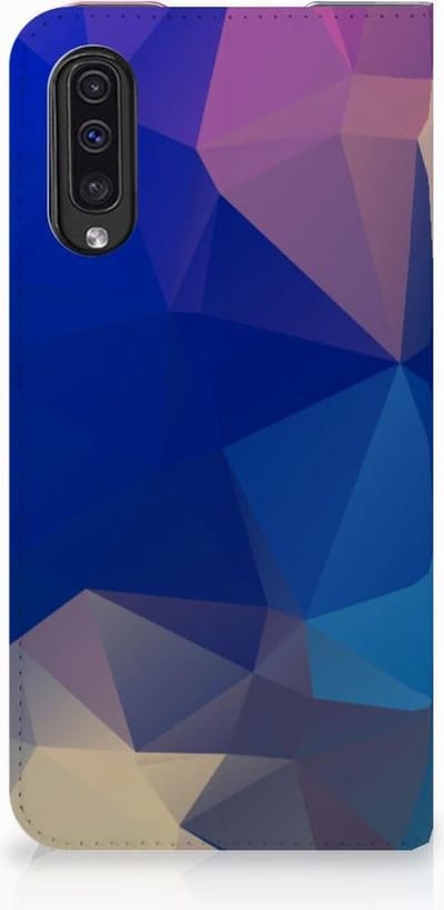 Samsung Galaxy A50 Stand Case Polygon Dark