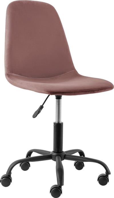 Milano-Bureaustoel - Roze Fluweel