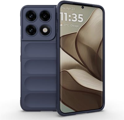 Coverup Hoesje - Geschikt voor Motorola Edge 70 Pro Hoesje - Coverup Hands-On Rugged Back Cover - Blauw