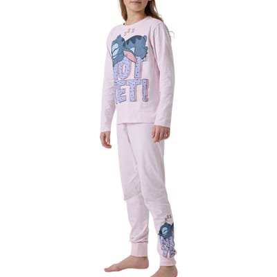 Name It Meisjes lange pyjama set nkfanda stitch