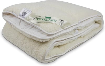 Texelana - wollen onderdeken - schapenwollen onderlegger - 100% zuivere scheerwol - 80x200