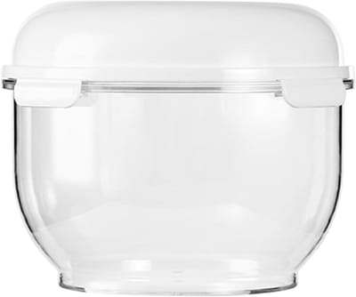 Deeg Gisting Bakpan - Brood Rijzen Container - Bakken En Rijzen - Anti-aanbak & Transparant - 3 Liter Capaciteit - Transparant